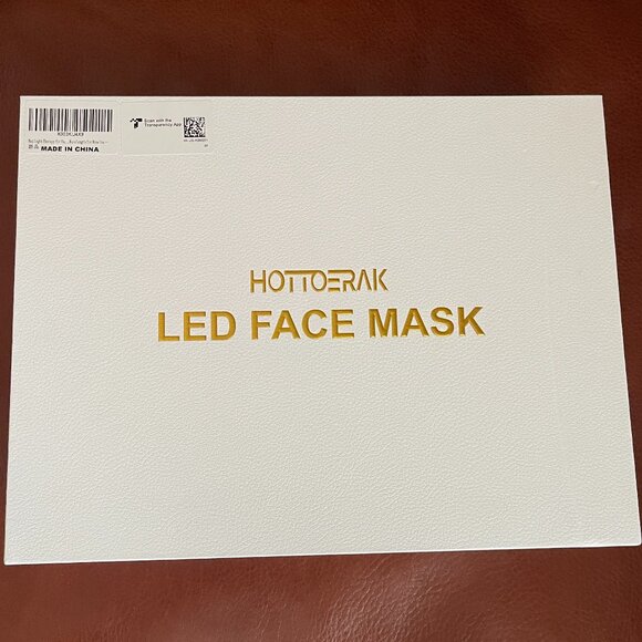 Hottoerak Red Light Therapy For Face, Red LED Face Mask Light New /OPEN BOX - Picture 3 of 10
